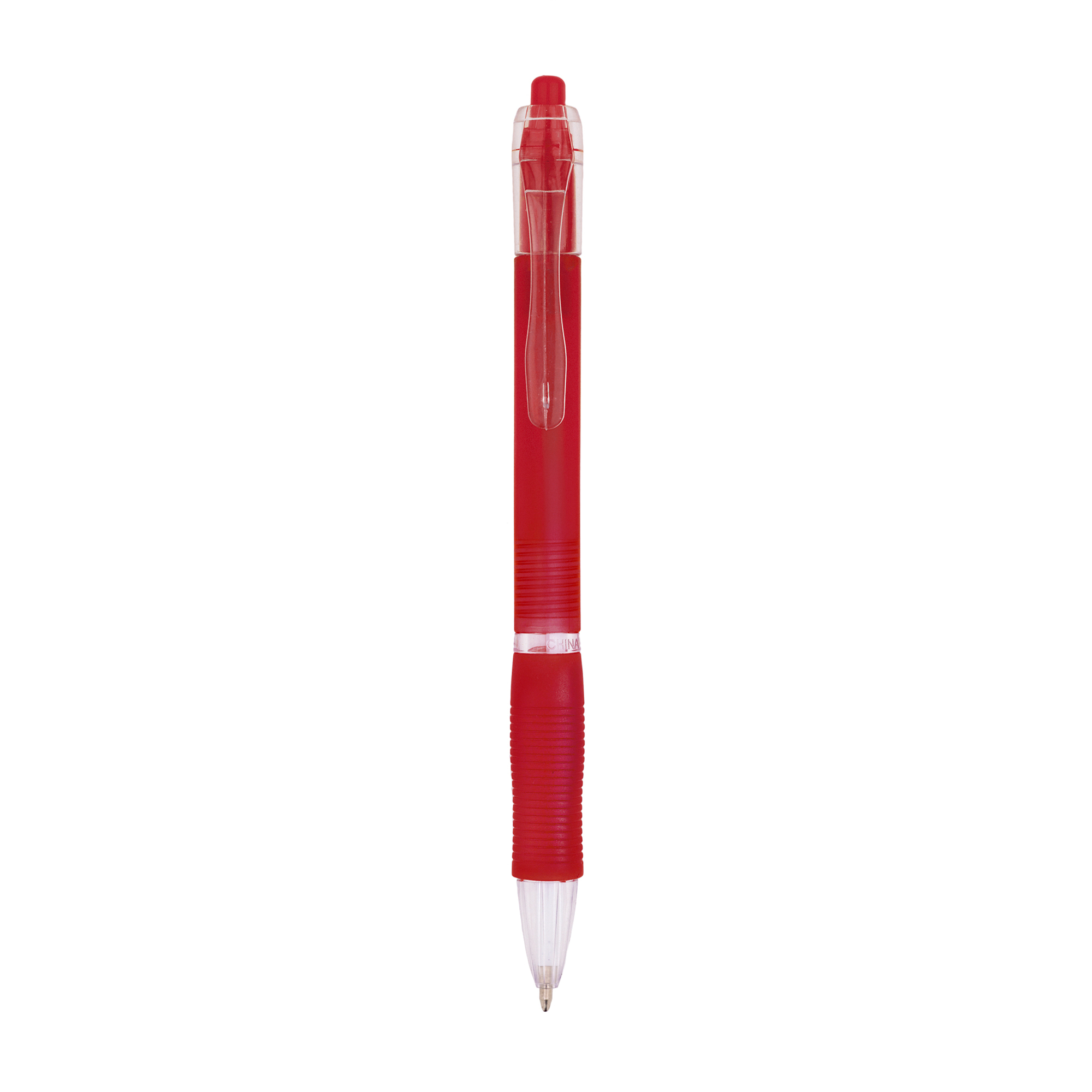 Stylo publicitaire Click BIC® Rouge - encre bleue